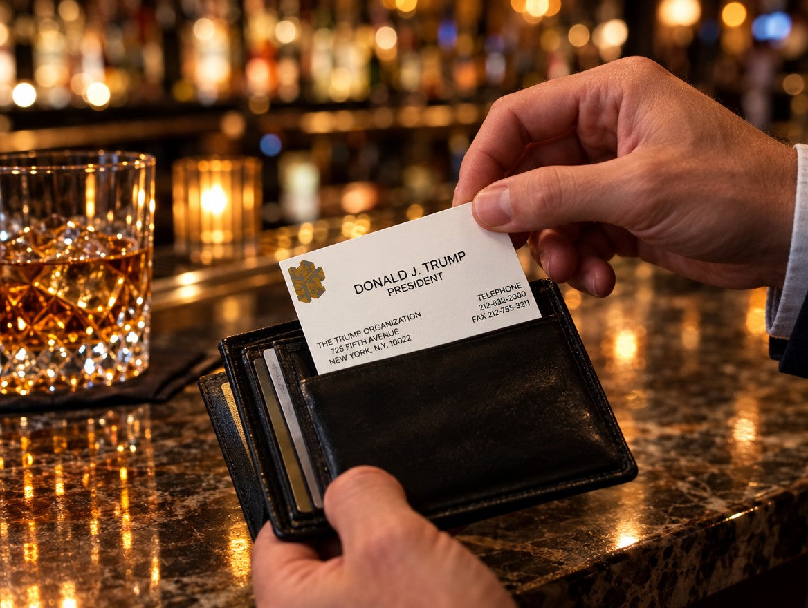 Card in a wallet